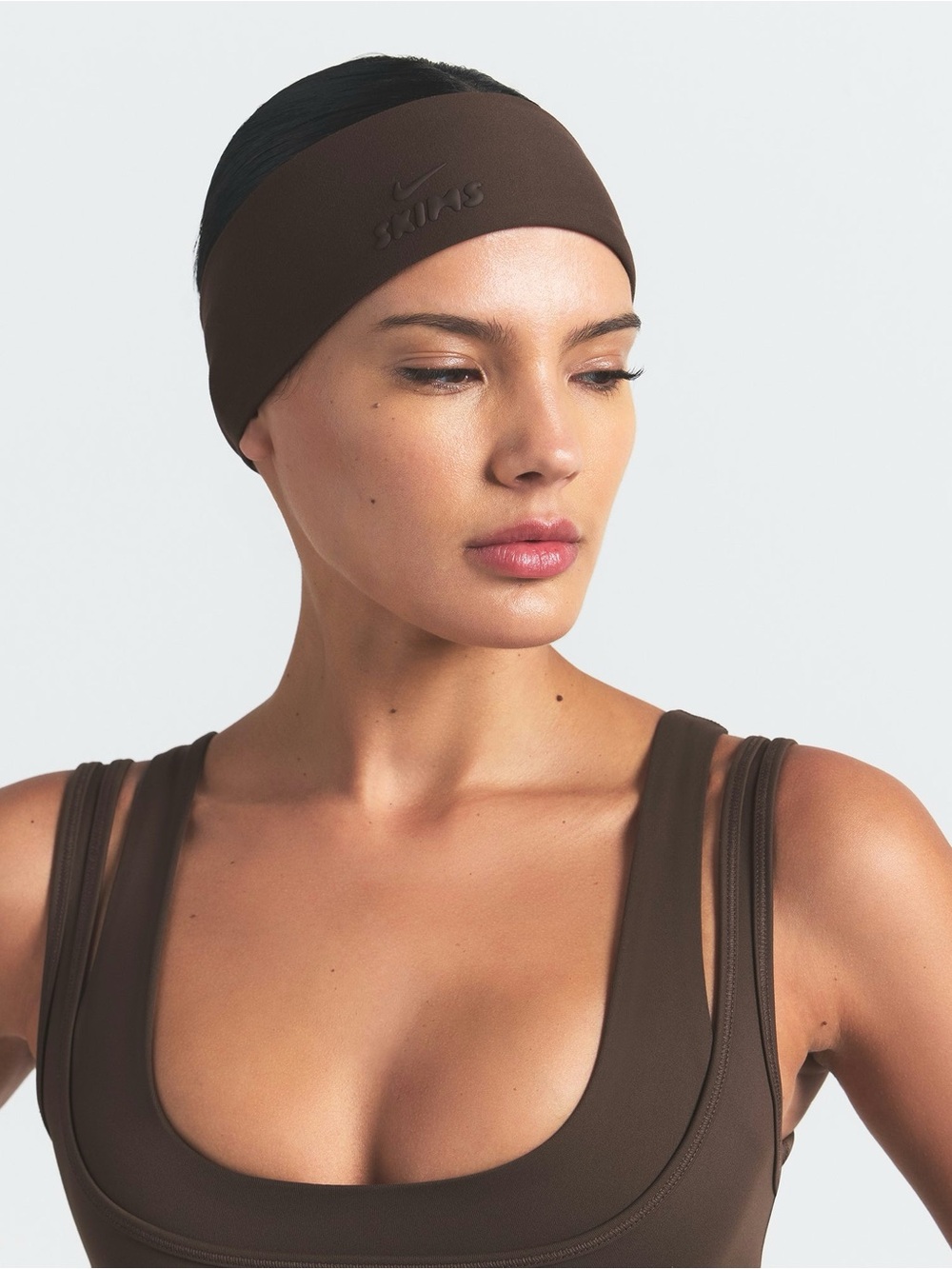 NWT NikeSKIMS Headband - Dark Sepia